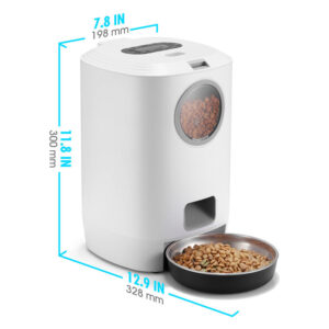 Alternative view of 4.5L Smart Pet Auto Feeder Cats Dogs Treat Dispenser