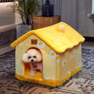 Alternative view of Foldable Pet Dog House Kennel Bed Cave