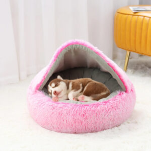 Alternative view of Soft Plush Round Beds Pillow Foam Dog Cat Bed Mat Kennel Sofa