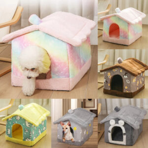Alternative view of Soft Pet Dog Tent House Kennel Warm Sleeping Bed