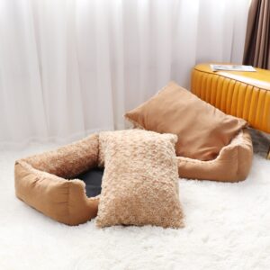 Alternative view of Large Dog Sofa Bed Winter Warm Sleeping Pet Bed Cat Mats